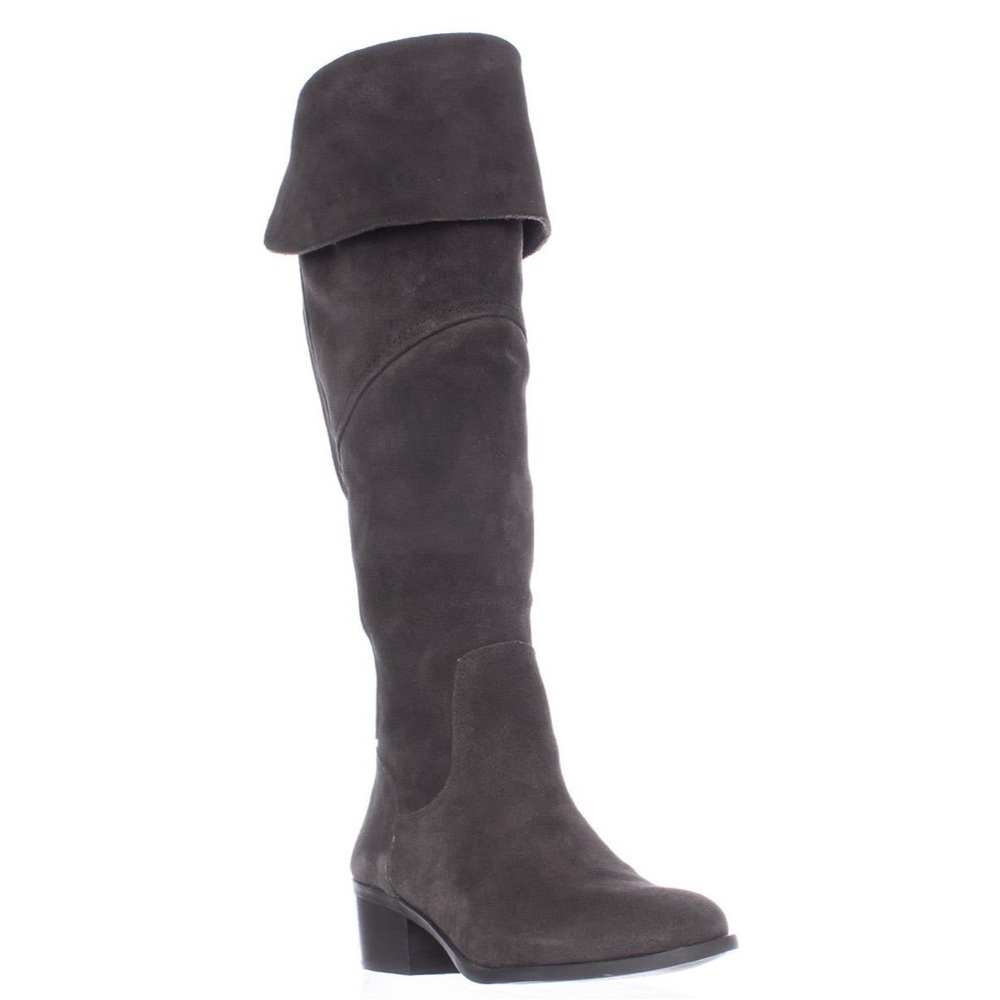vince camuto knee high suede boots